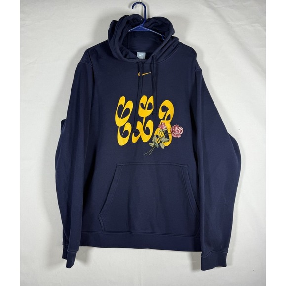 NIKE x DRAKE CLB NOCTA Colab Certified Lover Boy Hoodie Mens XL Navy Blue